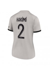 Fotbalové Dres Paris Saint-Germain Achraf Hakimi #2 Dámské Venkovní Oblečení 2022-23 Krátký Rukáv
